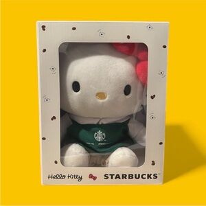 Starbucks Hello Kitty Plush with Green Apron